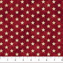 NCT Stars & Stripes 13 -  27887-24 Red/Cream - Cotton Fabric