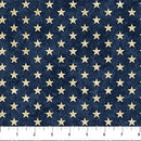 NCT Stars & Stripes 13 -  27887-49 Navy/Cream - Cotton Fabric