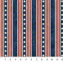 NCT Stars & Stripes 14 - 29046-12 Beige Multi - Cotton Fabric