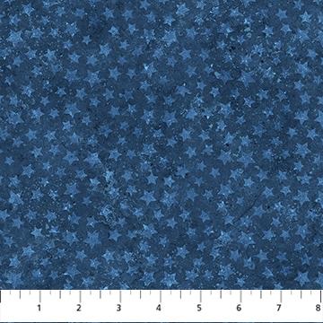 NCT Stars and Stripes 13 - 27888-48 DK Blue  - Cotton Fabric