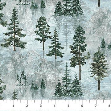 NCT Stonehenge Eagle Pass - 27674-42 Light Blue Multi - Cotton Fabric