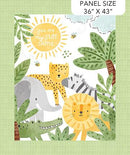 NCT Sunny Safari Panel - DP27760-10 White Multi - Cotton Fabric