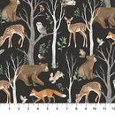 NCT Tanglewood - 29281-98 Charcoal Multi - Cotton Fabric