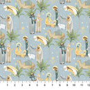 NCT The Nativity - DP28992-42 Blue Multi - Cotton Fabric
