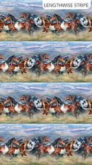 NCT Wild and Free - DP27601-42 Blue Multi - Cotton Fabric