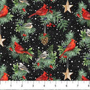 NCT Winter Song - 27804-99 Black Multi - Cotton Fabric