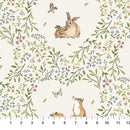 NCT Woodland Heart - DP28720-11 Cream Multi - Cotton Fabric