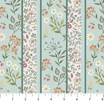 NCT Woodland Heart - DP28725-11 Blue Multi - Cotton Fabric