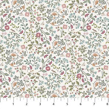 NCT Woodland Heart - DP28725-11 Cream Multi - Cotton Fabric