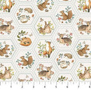 NCT Woodland Heart - DP28727-11 Cream Multi - Cotton Fabric