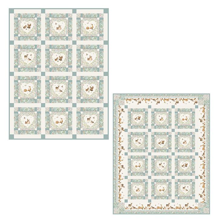 NCT Woodland Heart Pattern - PTN3573 - Cotton Fabric