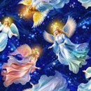 OASIS Blessings Angels - 59-9311 Blue - Cotton Fabric