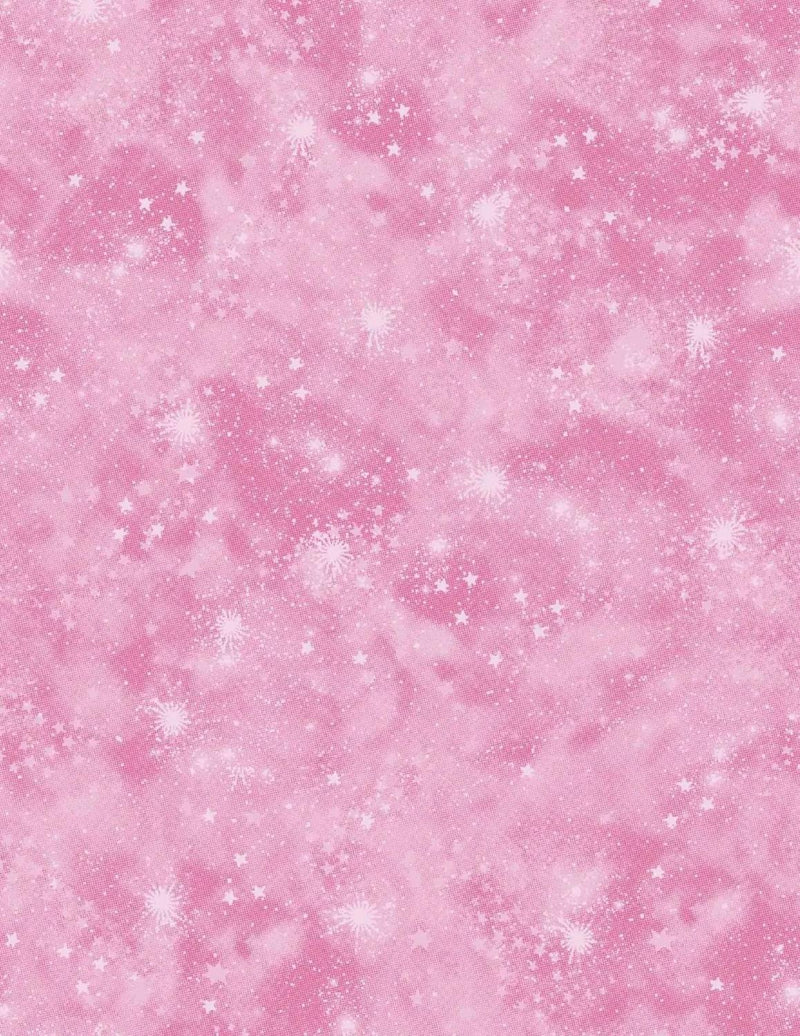 OASIS Fun Flannel Stars - 44-8012 Pink - Cotton Flannel Fabric