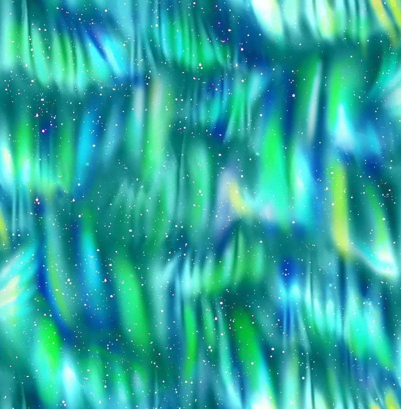 OASIS Galaxy Mirage - 59-6852 Teal - Cotton Fabric