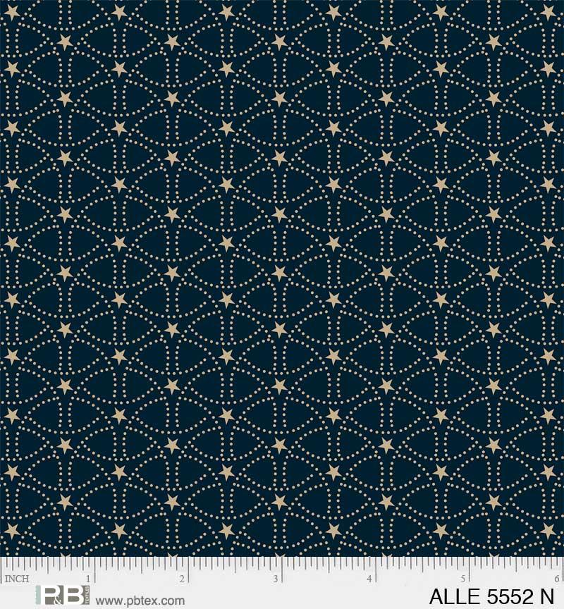 PB Allegiance Geo With Stars - 5552-N - Cotton Fabric