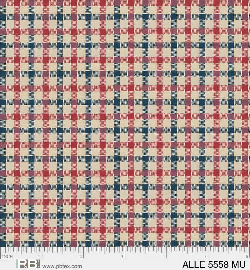 PB Allegiance Plaid - 5558-MU - Cotton Fabric