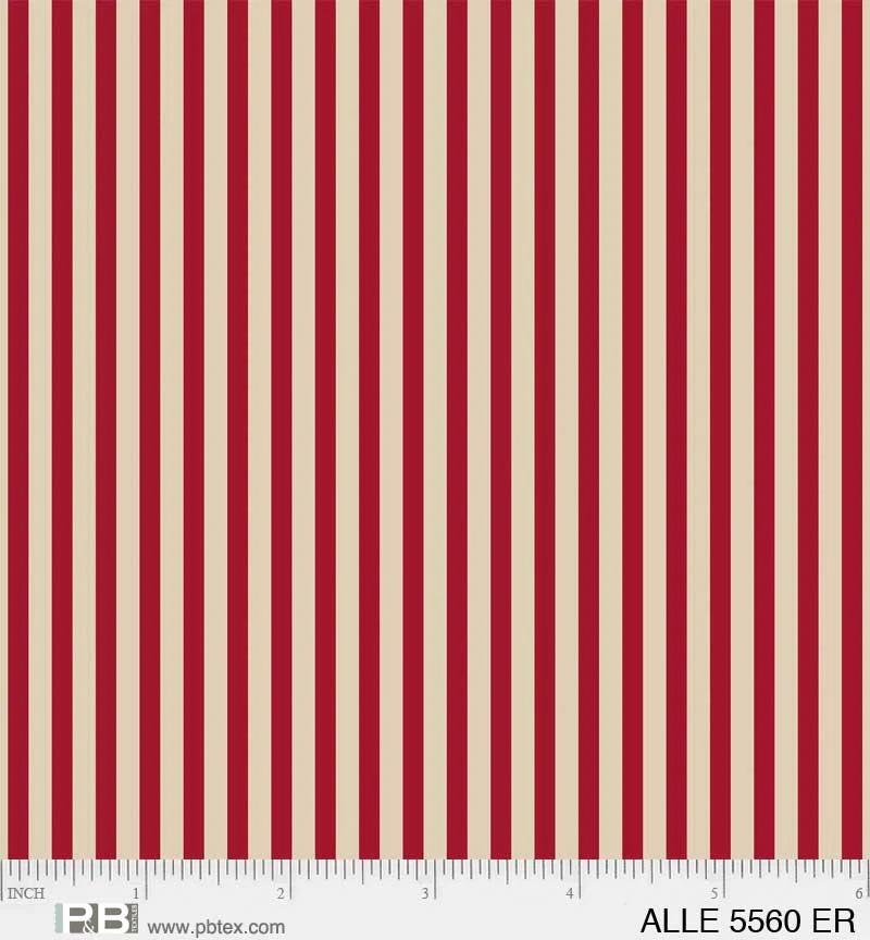 PB Allegiance Ruled Stripe - 5560-ER - Cotton Fabric