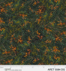 PB Autumn Retreat Leafy Texture - 5584-DG - Cotton Fabric