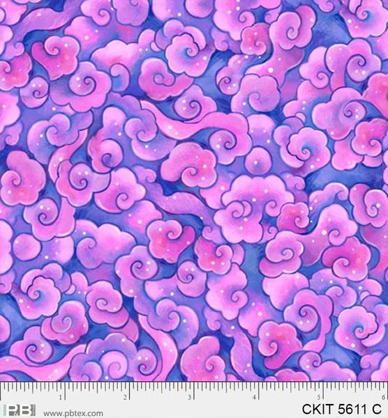 PB Crazy Kitties - 5611-C - Cotton Fabric