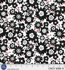 PB Crimson Royale Sketchy Flowers - 6066-W - Cotton Fabric
