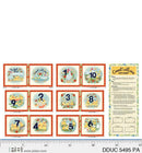 PB Darling Ducklings Count With Me Panel - 5495-PA - Cotton Fabric