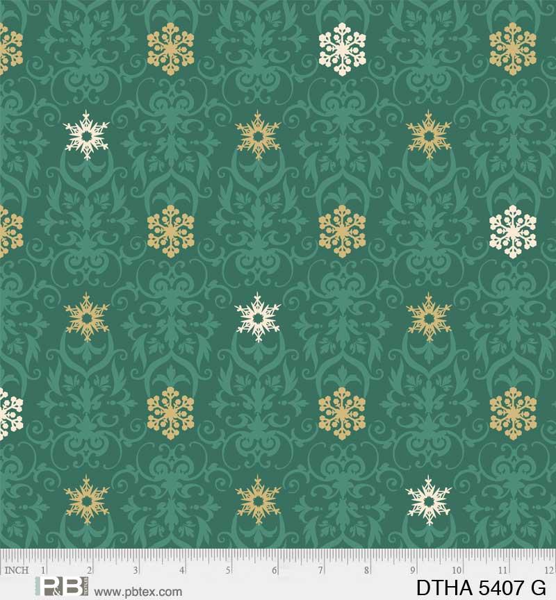 PB Deco The Halls Damask - 05407-G - Cotton Fabric