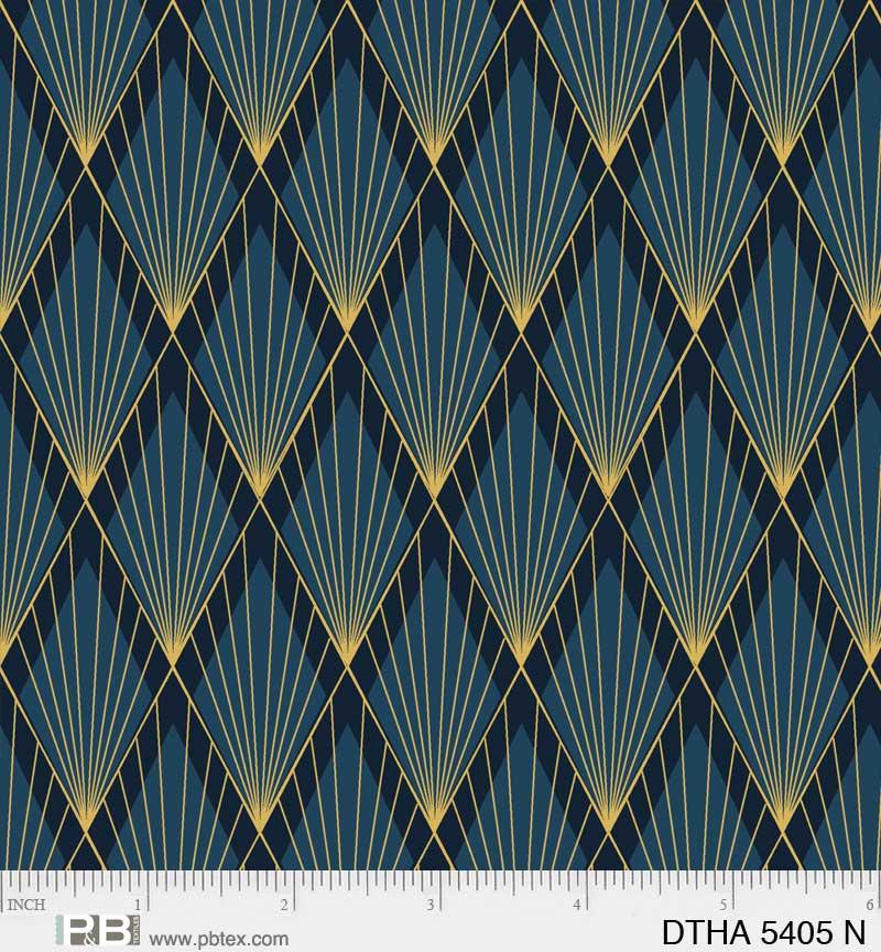 PB Deco The Halls Deco Diamonds - 05405-N - Cotton Fabric