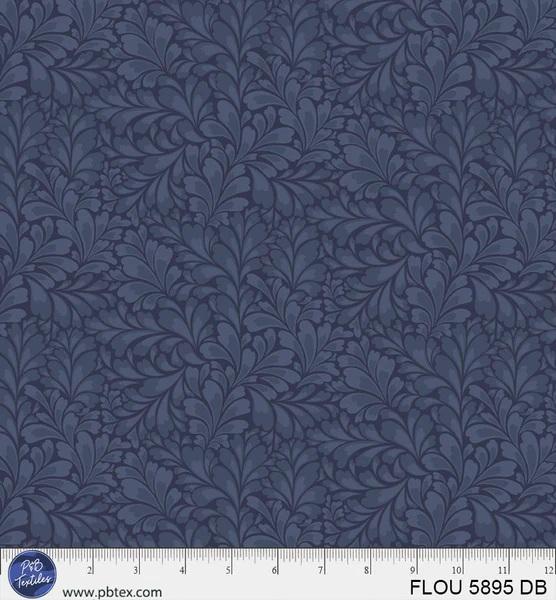 PB Flourish - 5895-DB - Cotton Fabric