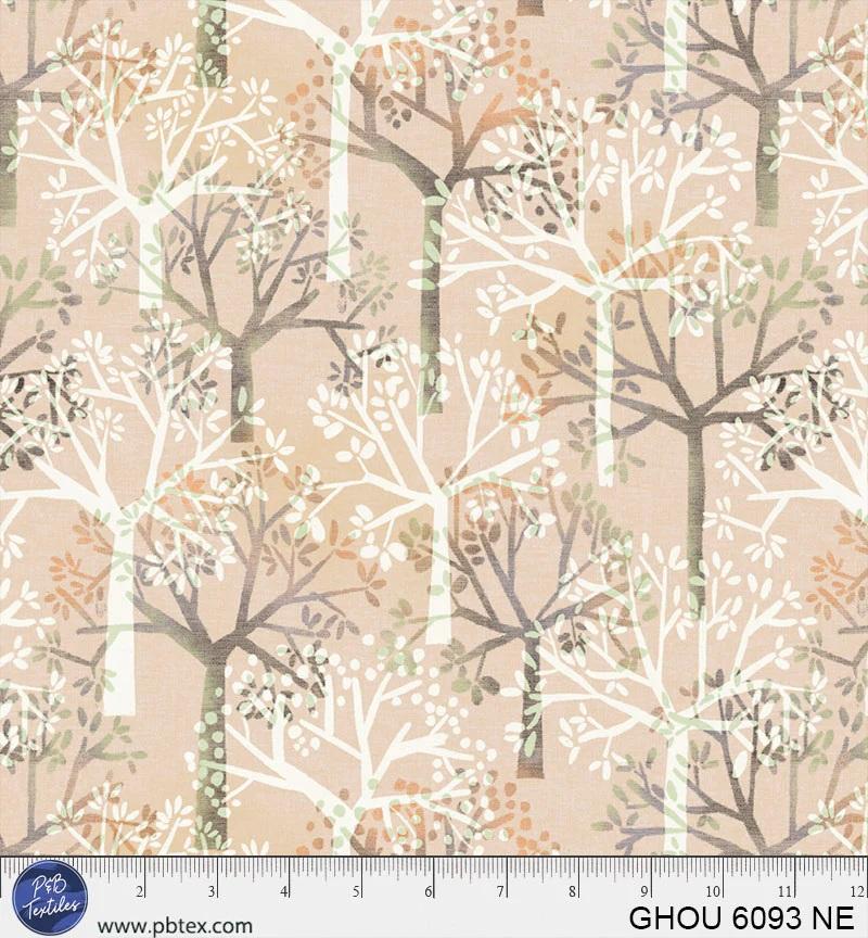 PB Golden Hour Allover Trees - 6093-NE - Cotton Fabric