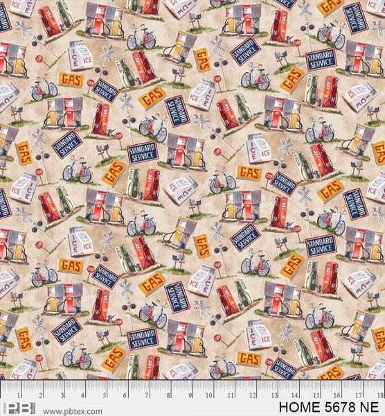 PB Hometown - 05678-NE - Cotton Fabric