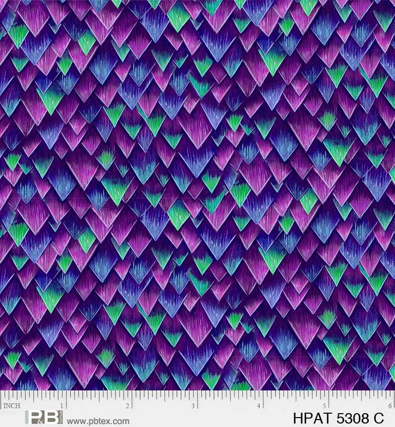 PB Hootie Patootie Feather Triangles - 05308-C - Cotton Fabric