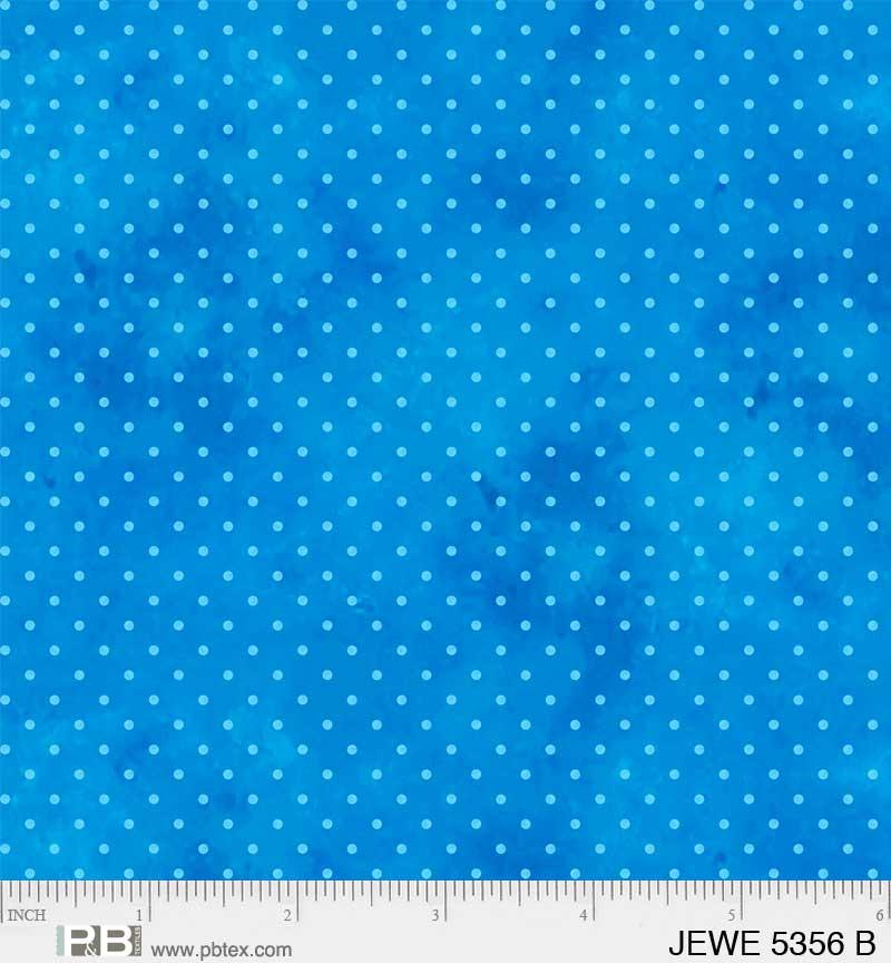 PB Jewel Dots - 5356-B Blue - Cotton Fabric