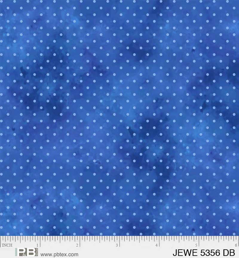 PB Jewel Dots - 5356-DB Dark Blue - Cotton Fabric