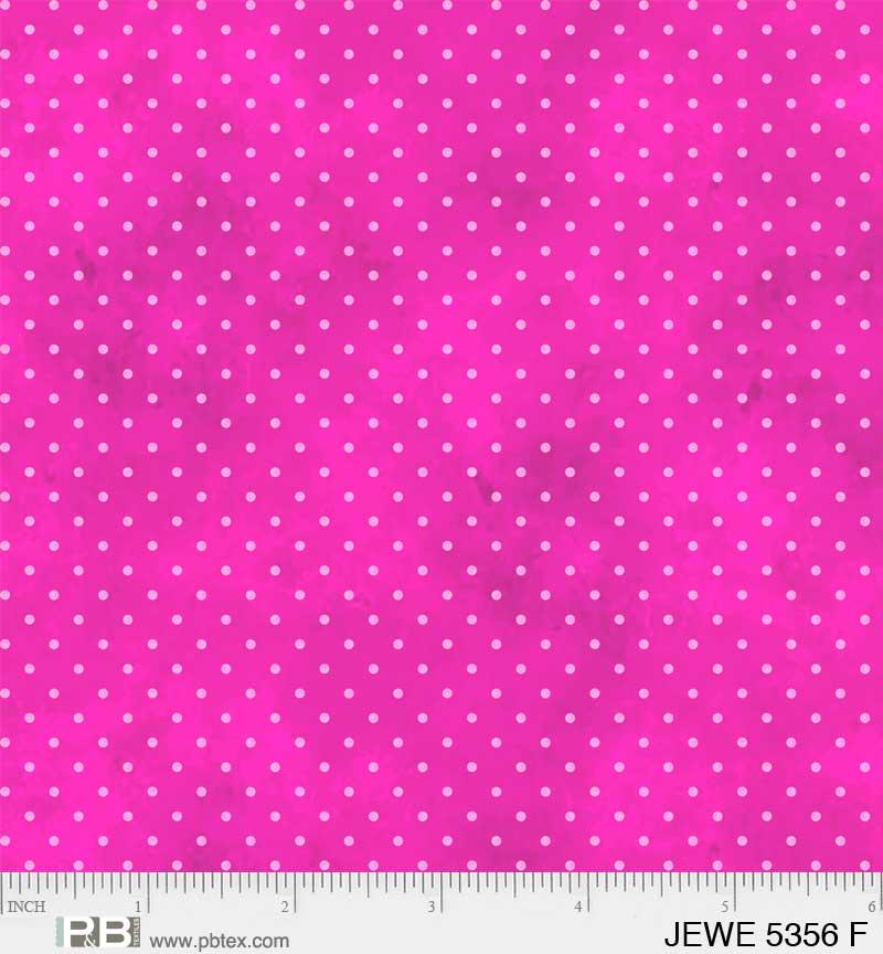 PB Jewel Dots - 5356-F Fuschia - Cotton Fabric