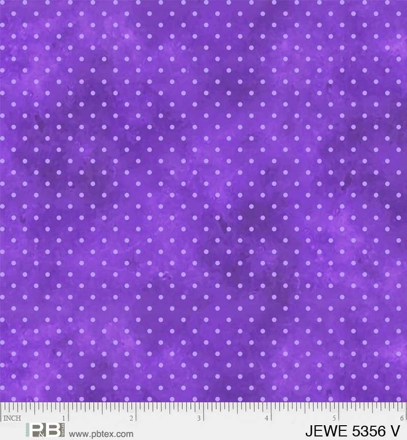 PB Jewel Dots - 5356-V Violet - Cotton Fabric