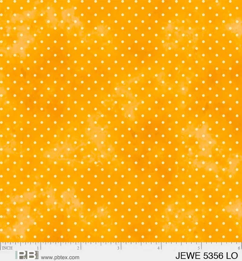 PB Jewel Pin Dot - 5356-LO Light Orange - Cotton Fabric