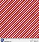 PB Joyful Candy Cane Stripe - 5894-R - Cotton Fabric