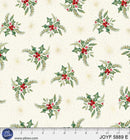 PB Joyful Tossed Holly - 5889-E - Cotton Fabric