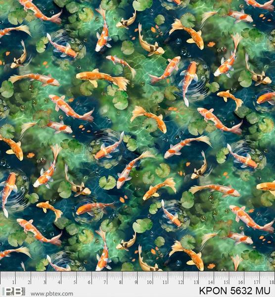 PB Koi Pond - 05632-MU - Cotton Fabric