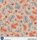 PB Le Baroque Leaf And Dot - 5955-NE - Cotton Fabric