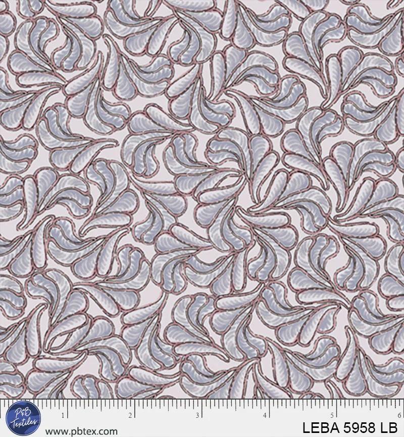 PB Le Baroque Packed Fans - 5958-LB - Cotton Fabric