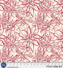 PB Poinsettia 108" Hand-Drawn Poinsettias - 5886-ER - Cotton Fabric
