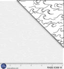 PB Ramblings By The Sea Ocean Waves - RABS-06366-W White - Cotton Fabric