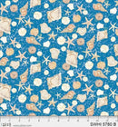 PB Sea Whispers Tossed Shells - 5780-B - Cotton Fabric