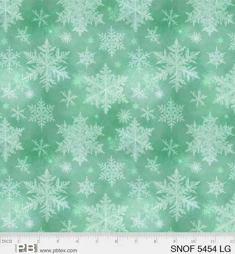 PB Snowfall Layered Snowflakes - 05454-LG - Cotton Fabric