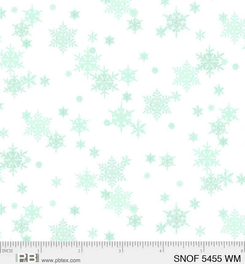 PB Snowfall Mini Snowflakes - 05455-WM - Cotton Fabric