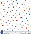 PB Star Spangled 108" Allover Americana Stars - 6170-WMU - Cotton Fabric