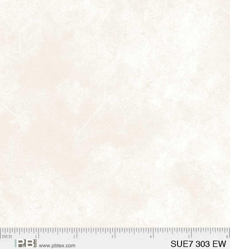 PB Suede 7 - SUE7-303-EW White - Cotton Fabric