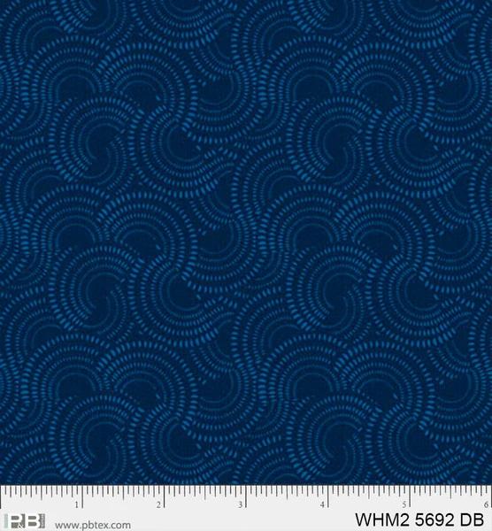 PB Whimsy II Allover Suns - 5692-DB - Cotton Fabric