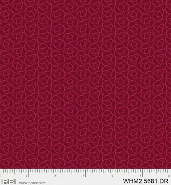 PB Whimsy II Overlapping Rings - 5681-DR - Cotton Fabric